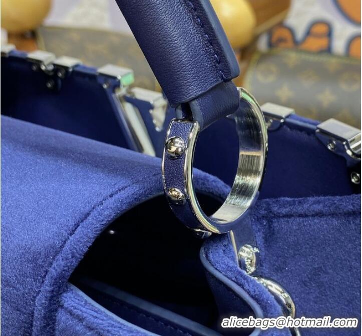 Good Product Louis Vuitton Velvet CAPUCINES BB N93164 Midnight Blue