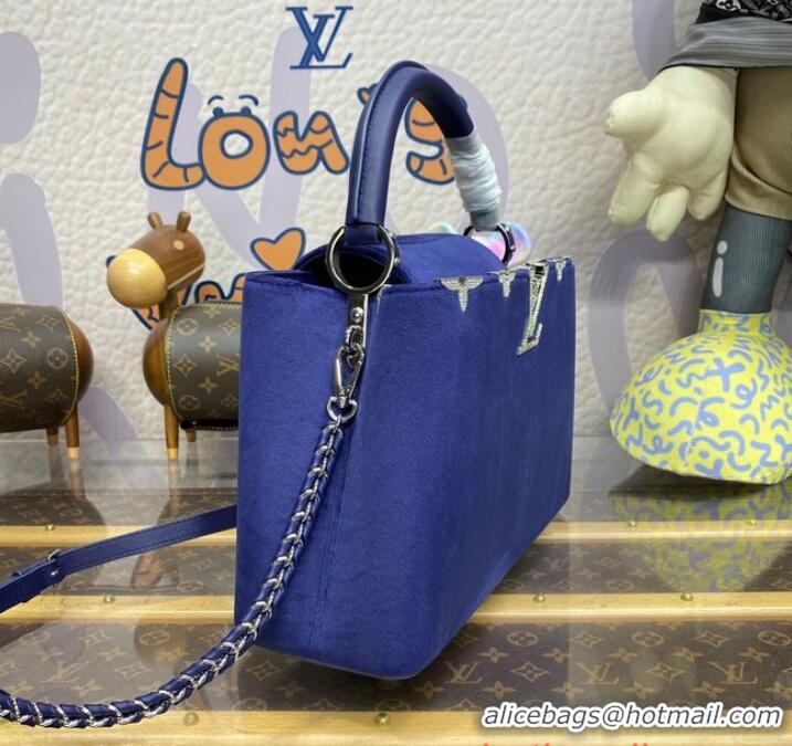 Super Quality Louis Vuitton Velvet MM N93419 Midnight Blue