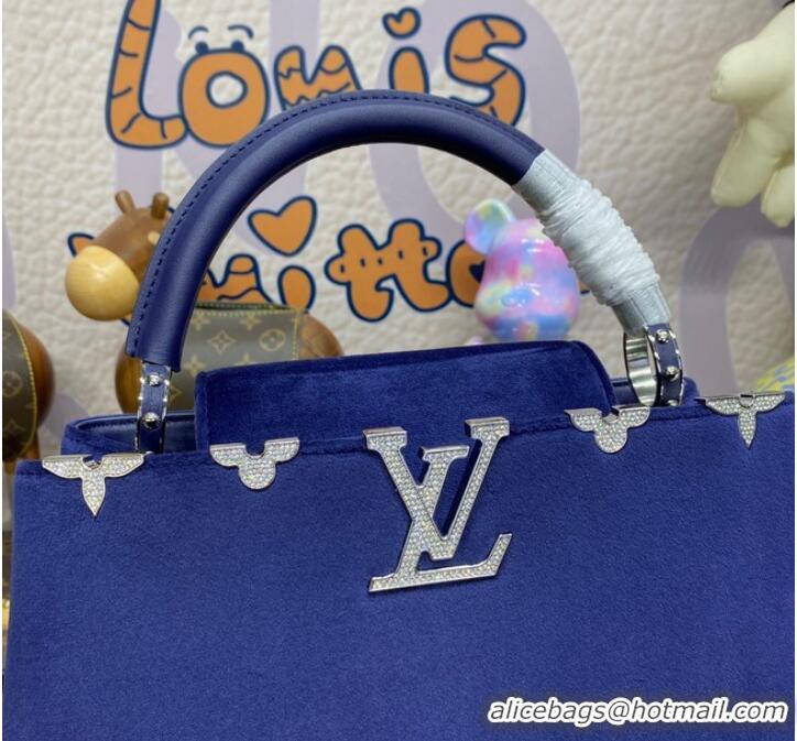 Super Quality Louis Vuitton Velvet MM N93419 Midnight Blue