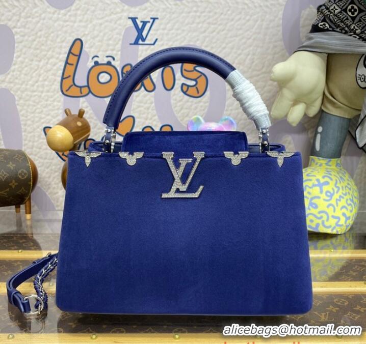 Super Quality Louis Vuitton Velvet MM N93419 Midnight Blue