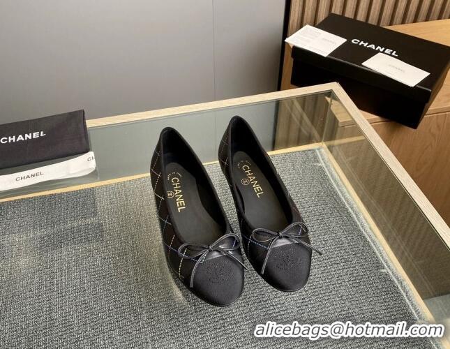 Purchase Chanel Quilted Leather Classic Ballet Flat Black 014070