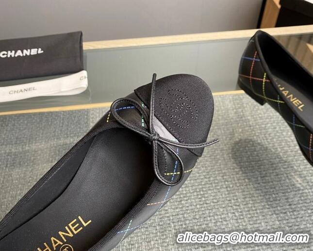 Purchase Chanel Quilted Leather Classic Ballet Flat Black 014070