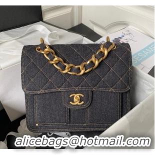 Promotional CHANEL Backpack Denim AP4031 Royal Blue