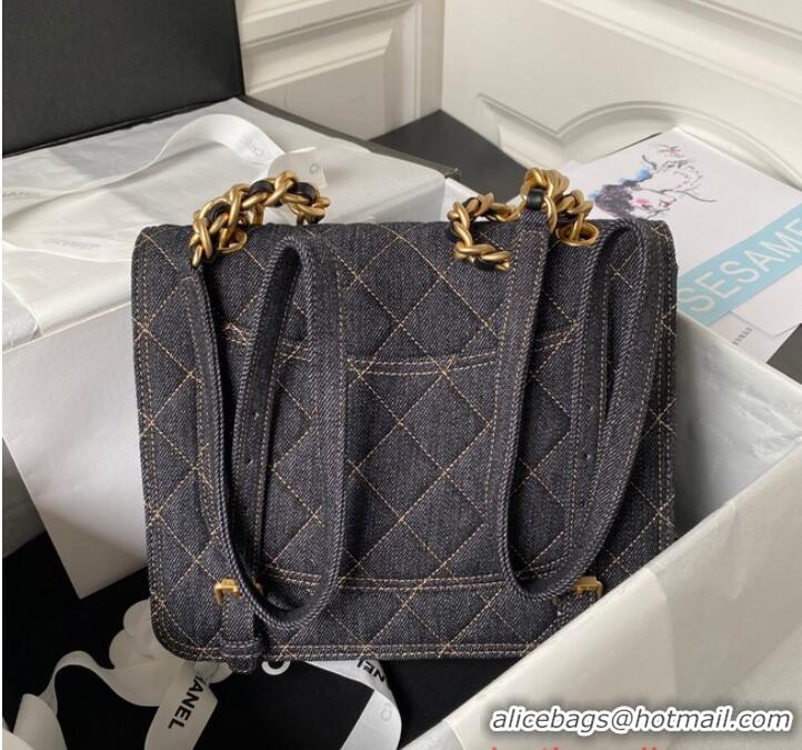 Promotional CHANEL Backpack Denim AP4031 Royal Blue