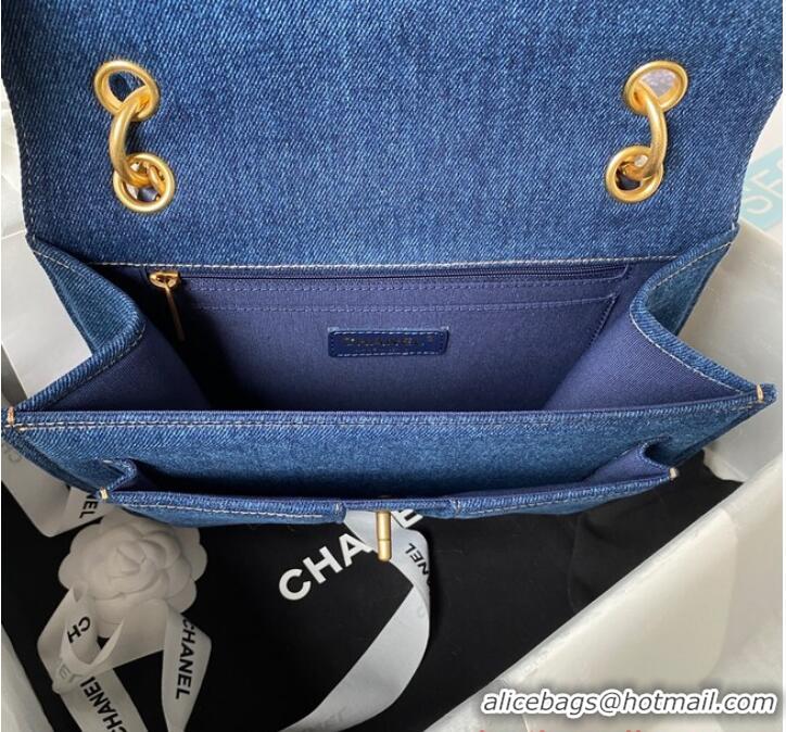 Shop Discount CHANEL Backpack Denim AP4031 Blue