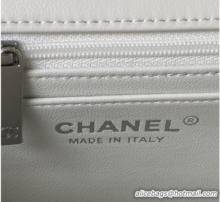 Buy Inexpensive Chanel SMALL FLAP BAG AS1787 White