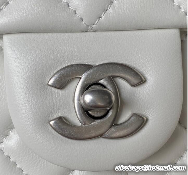 Buy Inexpensive Chanel SMALL FLAP BAG AS1787 White