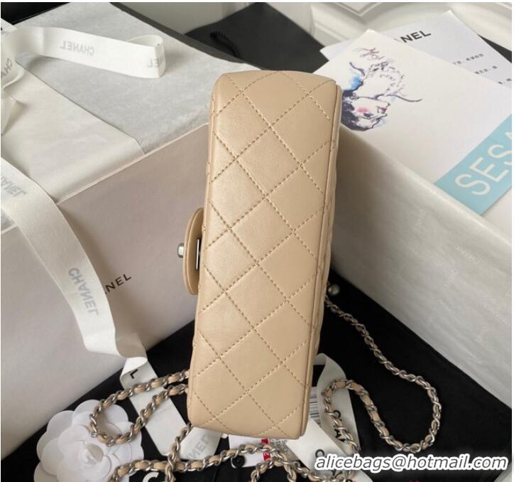 Top Grade Chanel SMALL FLAP BAG AS1787 Apricot