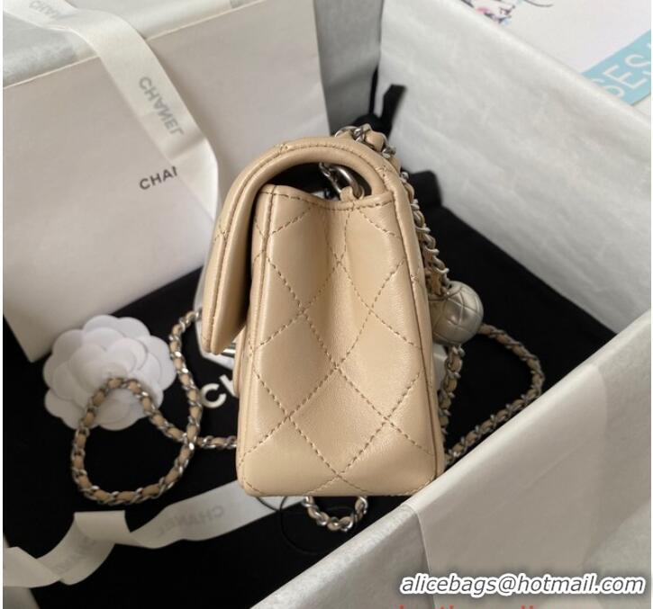 Top Grade Chanel SMALL FLAP BAG AS1787 Apricot