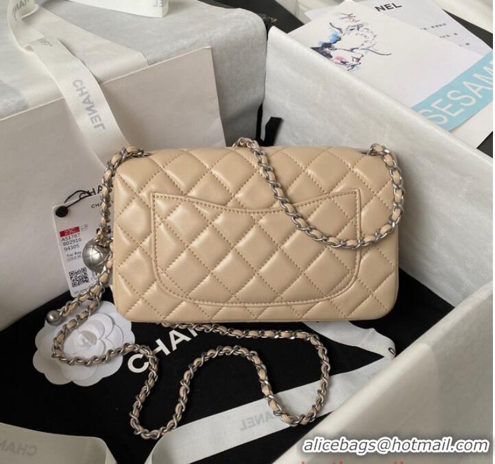 Top Grade Chanel SMALL FLAP BAG AS1787 Apricot