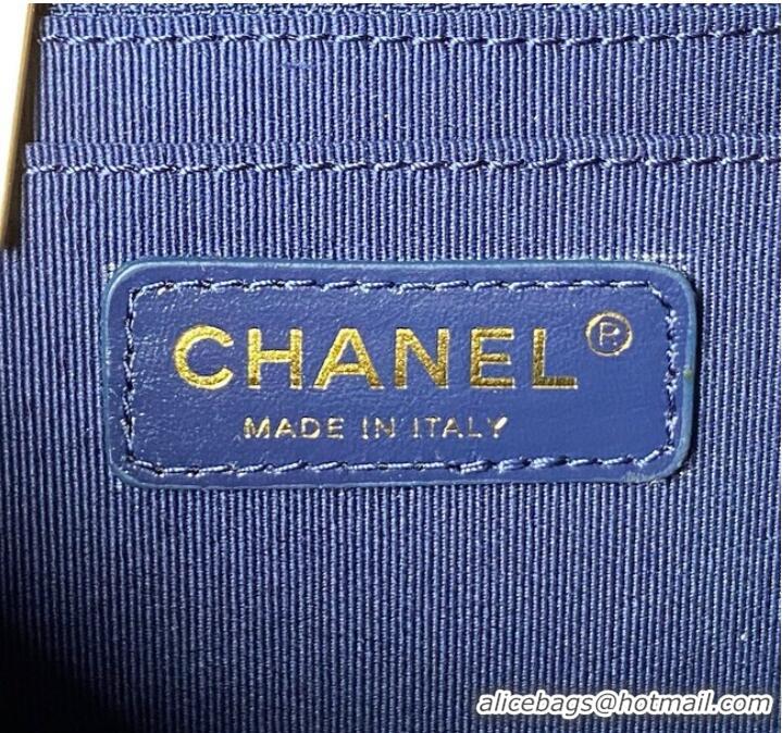 Good Quality Chanel SMALL FLAP BAG Denim AS4051 Blue