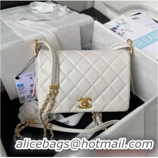 Top Quality Discount Chanel SMALL FLAP BAG AS4353 WHITE