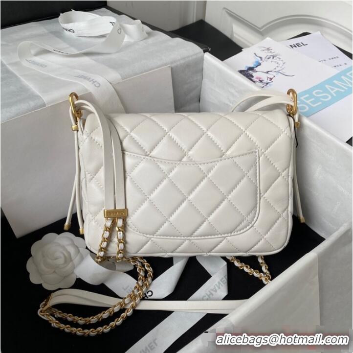 Top Quality Discount Chanel SMALL FLAP BAG AS4353 WHITE