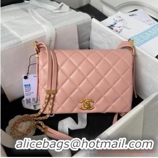 Famous Brand Chanel SMALL FLAP BAG AS4353 PINK