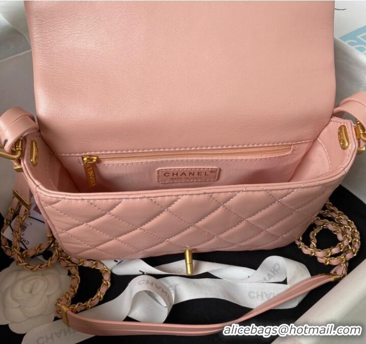 Famous Brand Chanel SMALL FLAP BAG AS4353 PINK