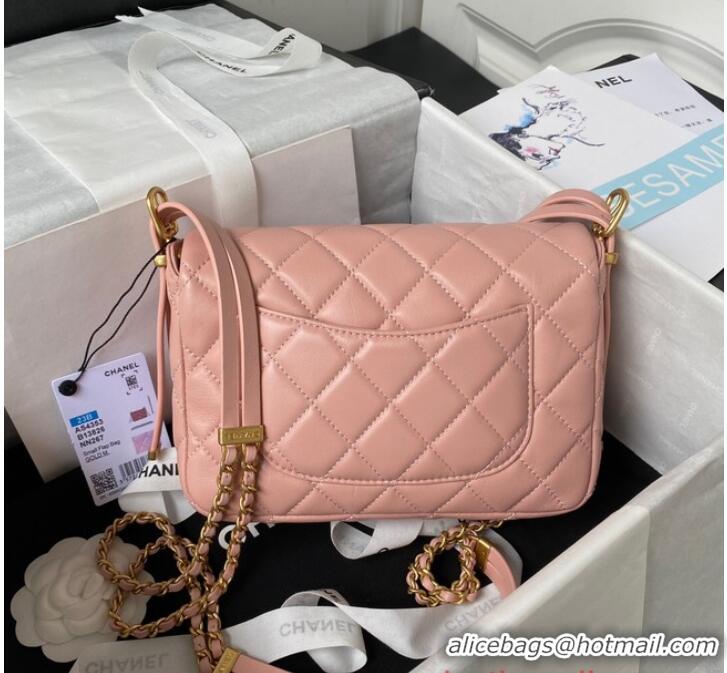 Famous Brand Chanel SMALL FLAP BAG AS4353 PINK