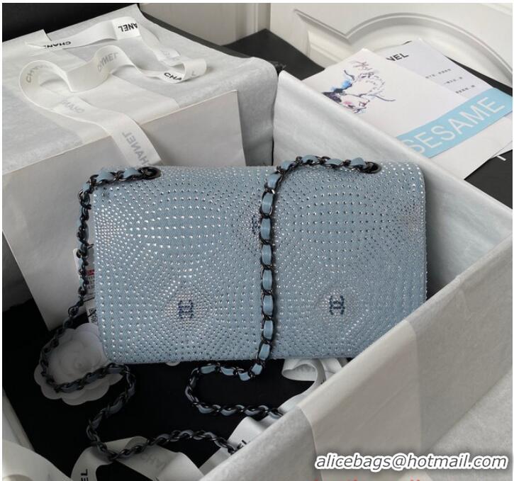 Good Product Chanel SMALL FLAP BAG A01112 LIGHT BLUE