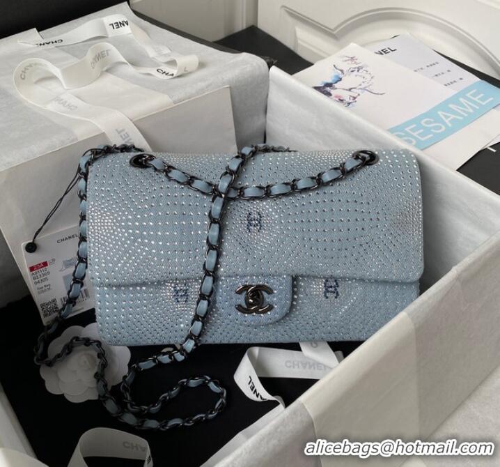 Good Product Chanel SMALL FLAP BAG A01112 LIGHT BLUE