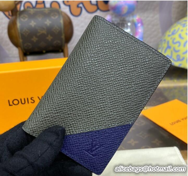 Pretty Style Louis Vuitton Pocket Organizer M30987 Vert Laurier Green
