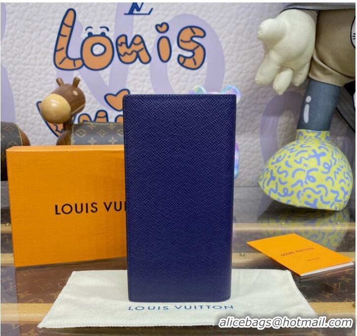 Top Design Louis Vuitton BRAZZA WALLET M30980 Midnight Blue