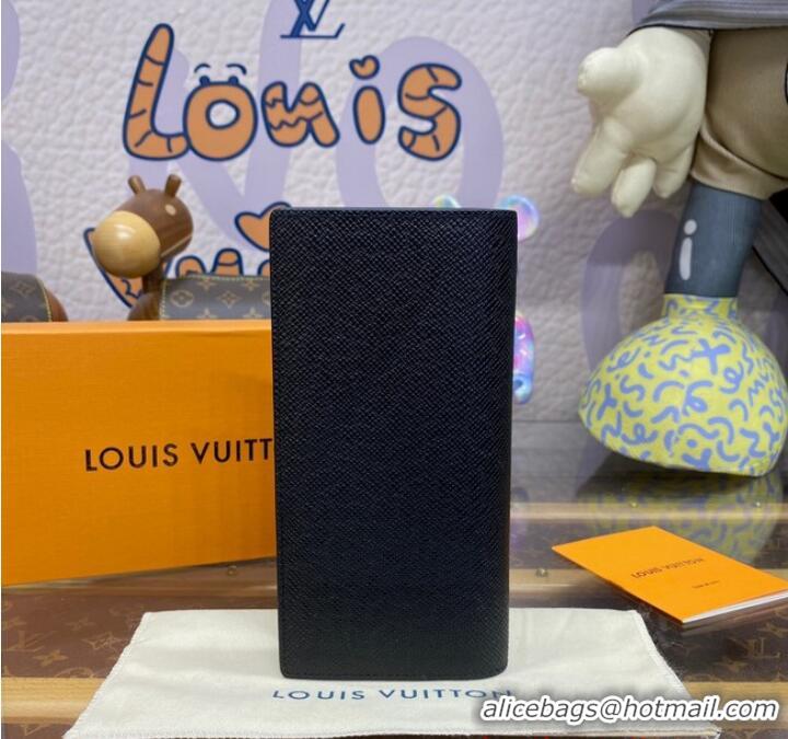 Market Sells Louis Vuitton BRAZZA WALLET M30980 Black