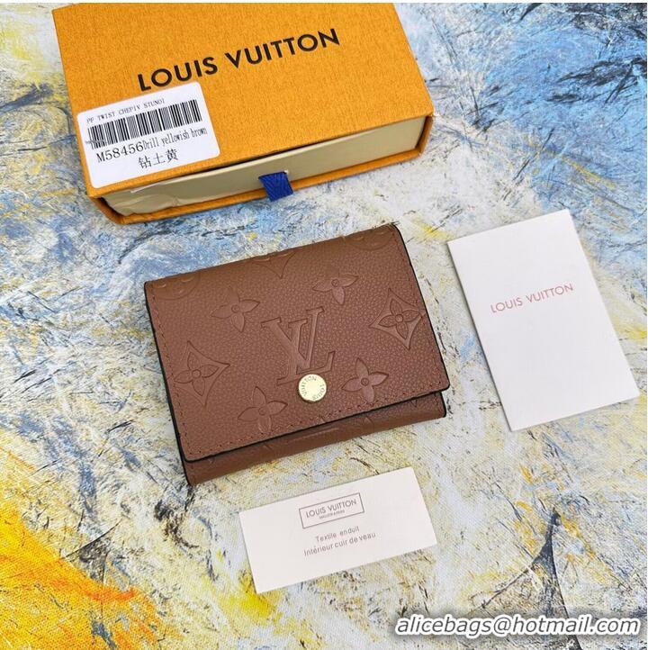 Top Grade Louis Vuitton Business Card Holder M58456 Khaki