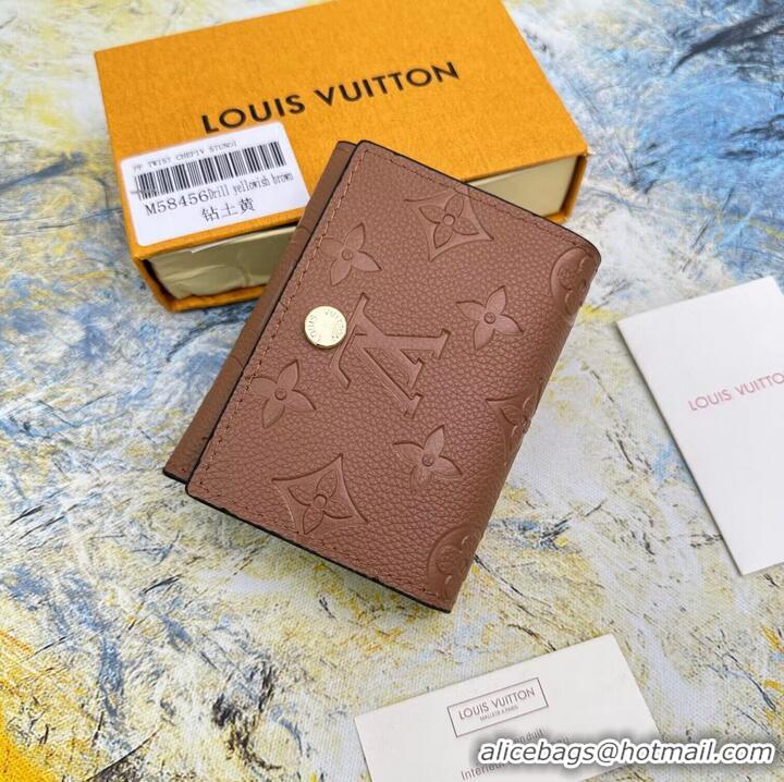 Top Grade Louis Vuitton Business Card Holder M58456 Khaki