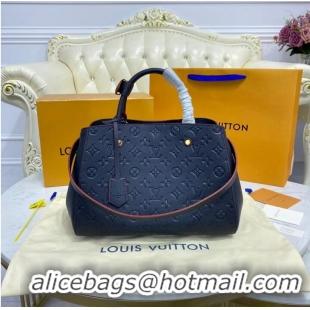 Super Quality Louis vuitton original MONTAIGNE MM M44311 Dark Blue