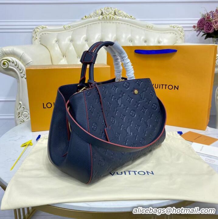 Super Quality Louis vuitton original MONTAIGNE MM M44311 Dark Blue