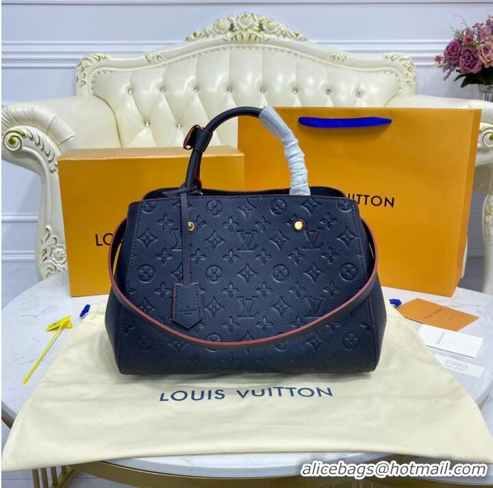 Super Quality Louis vuitton original MONTAIGNE MM M44311 Dark Blue