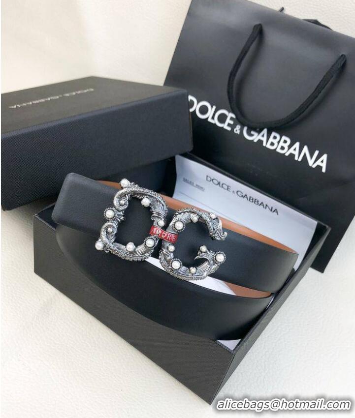 ​Free Shipping Dolce&Gabbana Belt 30MM DGB00009-1