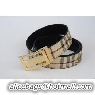 ​Famous Brand Burberry Belt B4003 Gold