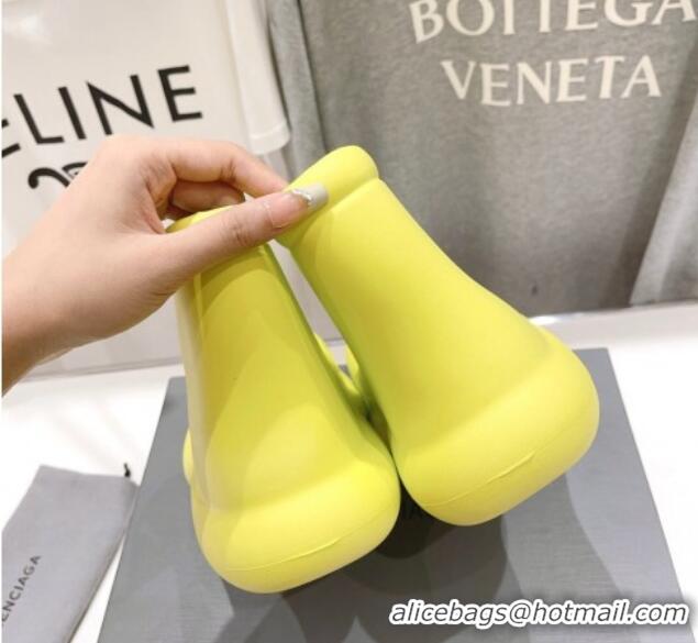 Big Discount Balenciaga Rubber Round Ankle Boots Yellow 926091