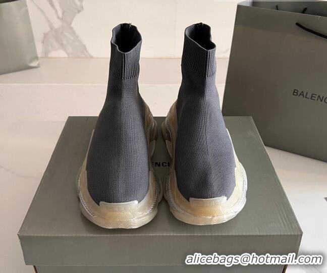 Best Price Balenciaga Speed Knit Ankle Boots Black/Beige 016039