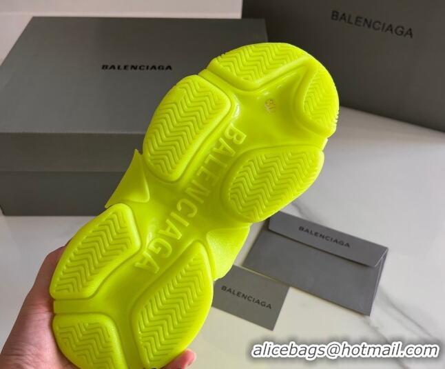 Purchase Balenciaga Speed Knit Ankle Boots Neon Green 016040