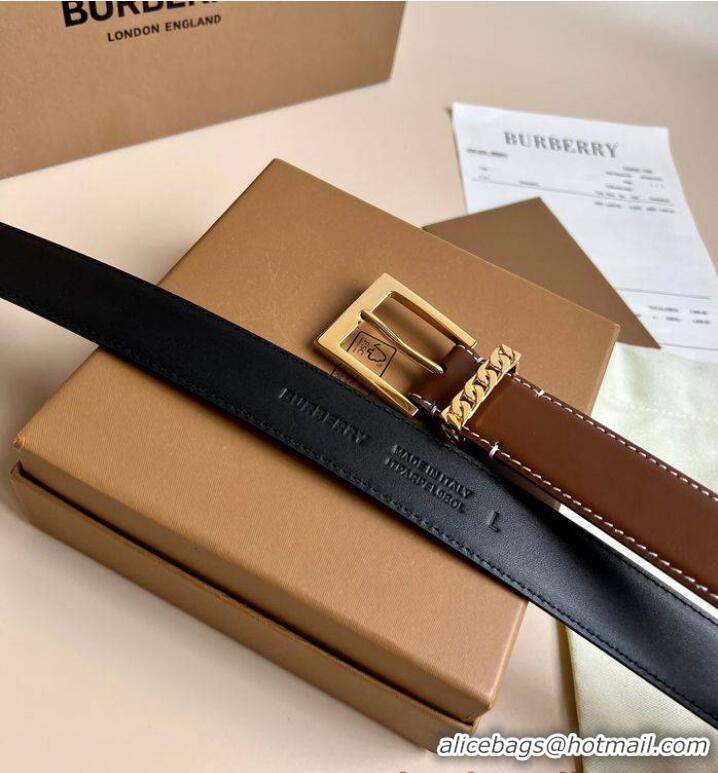 ​Well Crafted Burberry Belt 30MM BUB00005