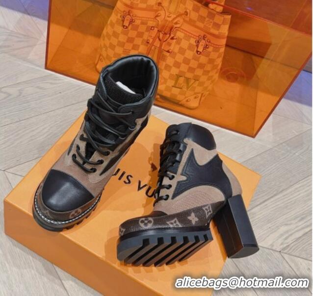 Lower Price Louis Vuitton Star Trail Ankle L;ace-up Boot 9cm Beige 912036