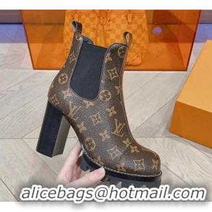 Unique Discount Louis Vuitton Star Trail Ankle Boot 9cm in Monogram Canvas 912037