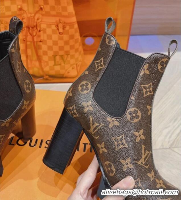 Unique Discount Louis Vuitton Star Trail Ankle Boot 9cm in Monogram Canvas 912037