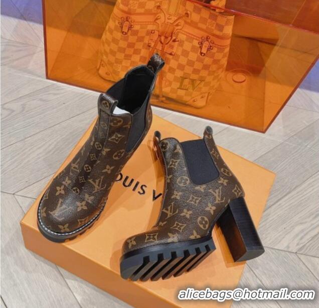 Unique Discount Louis Vuitton Star Trail Ankle Boot 9cm in Monogram Canvas 912037