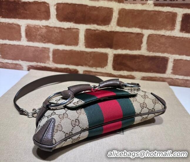 Promotional Gucci Horsebit Chain Small Shoulder bag in GG Canvas 764339 2023