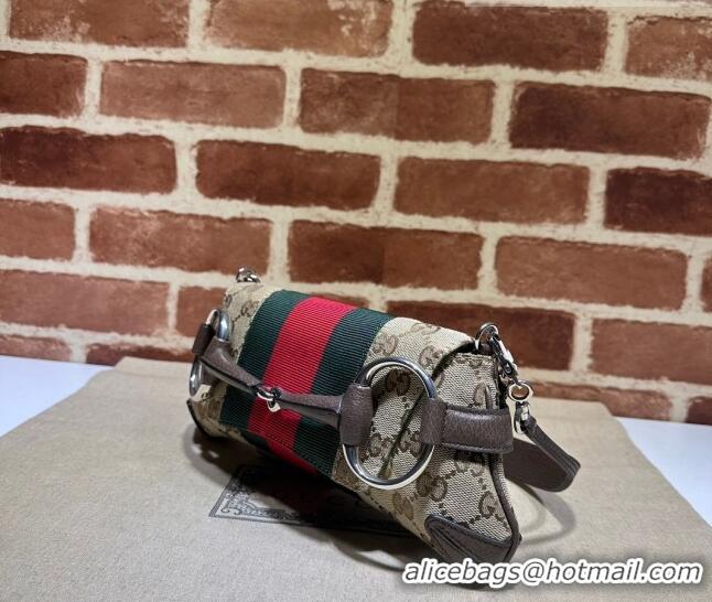 Promotional Gucci Horsebit Chain Small Shoulder bag in GG Canvas 764339 2023