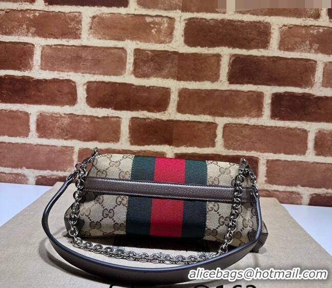 Promotional Gucci Horsebit Chain Small Shoulder bag in GG Canvas 764339 2023