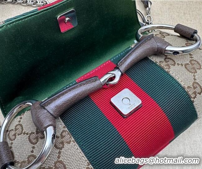 Promotional Gucci Horsebit Chain Small Shoulder bag in GG Canvas 764339 2023