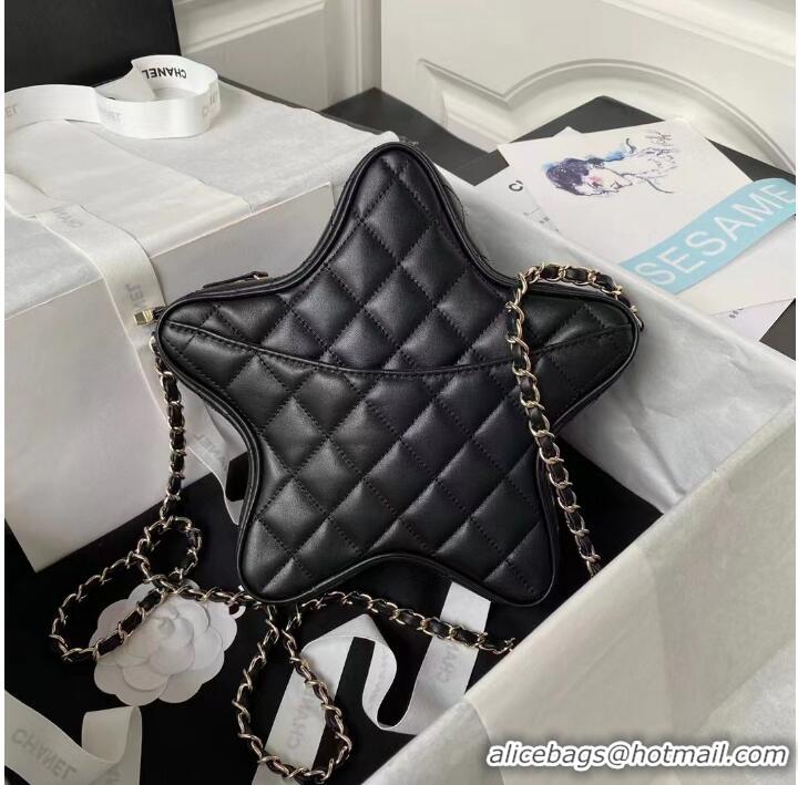 Buy Promotional Chanel Lambskin Star Handbag AS4579 Black 2023