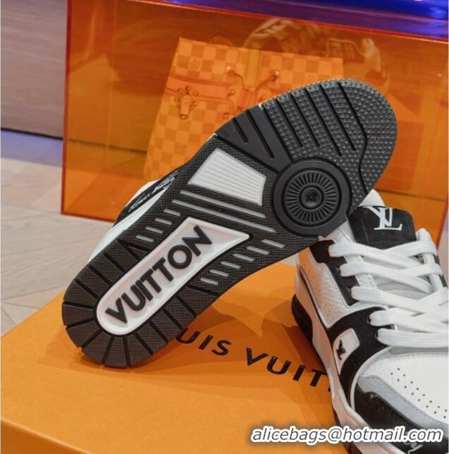 Trendy Design Louis Vuitton LV Trainer Sneakers in Leather White/Black2 926117