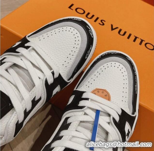 Trendy Design Louis Vuitton LV Trainer Sneakers in Leather White/Black2 926117