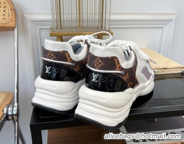 Best Grade Louis Vuitton Run 55 Sneakers in Mesh Monogram 1ABVI8