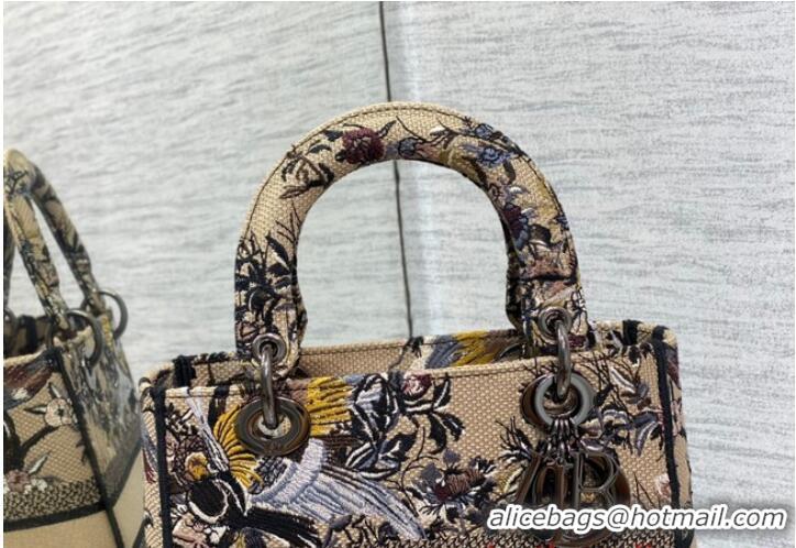 Super Quality Dior MEDIUM LADY D-LITE BAG Embroidery M0565OE-6