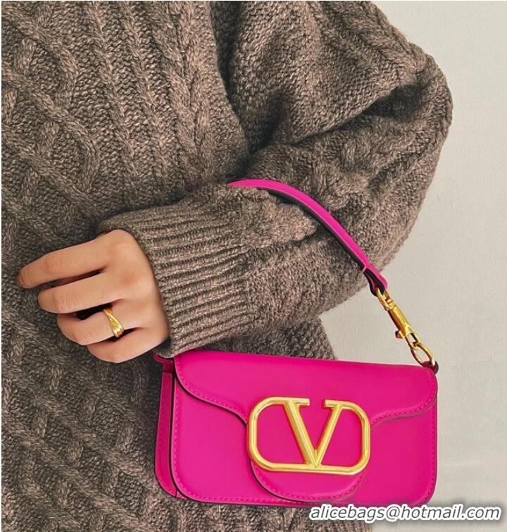 Promotional VALENTINO GARAVANI MINI LOCO Calf leather Shoulder Bag 1W2B0K Rose